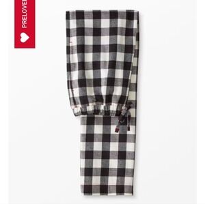 Hanna Anderson Black And White Flannel PJ Pants Size Large